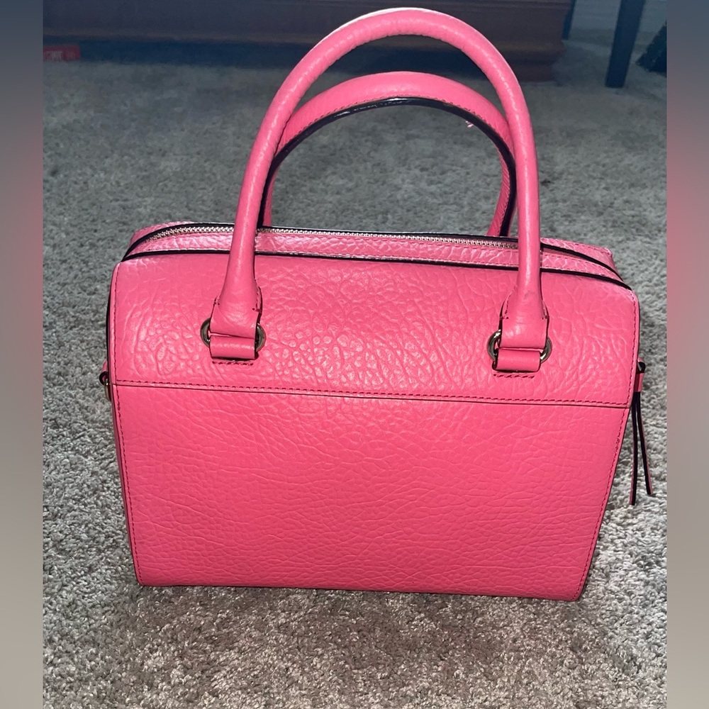 Kate Spade- Perri Lane Bubbles Delaney Leather Purse with crossbody strap. - Picture 4 of 16